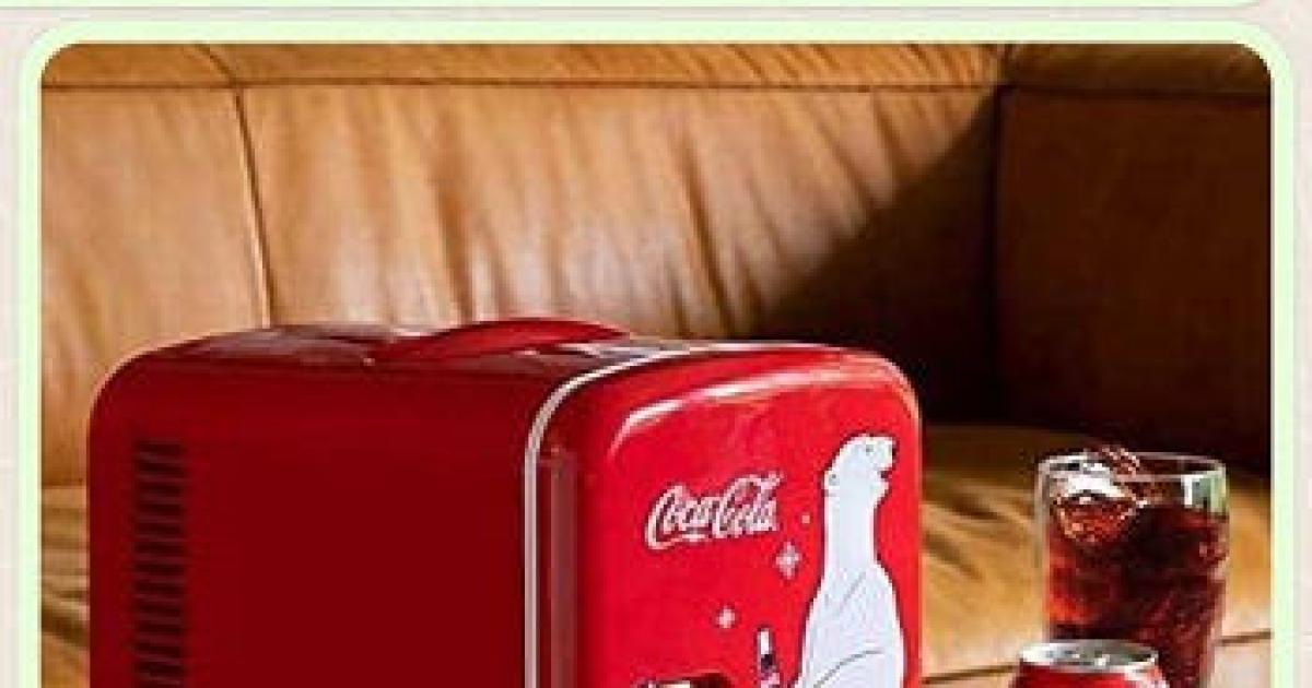 Coca-Cola no está regalando una mini nevera en WhatsApp: es una